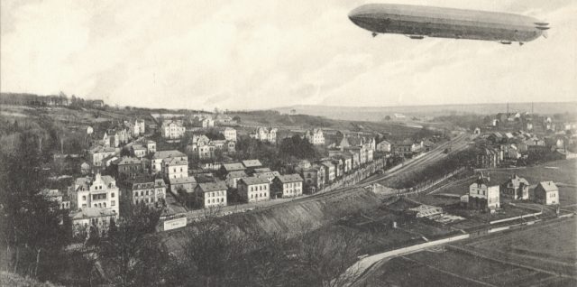 Diez an der Lahn - Zeppelin II am 24.04.1910